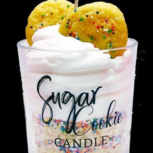 Sugar cookie candle